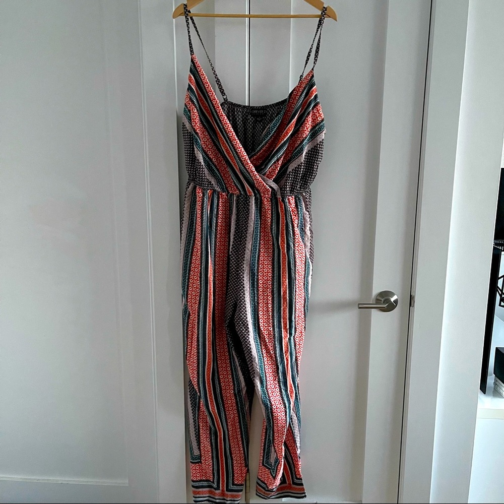 Multi print long jumper